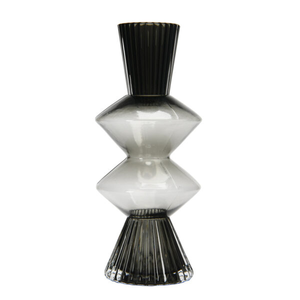 Glass Fluted Vase - Image 3